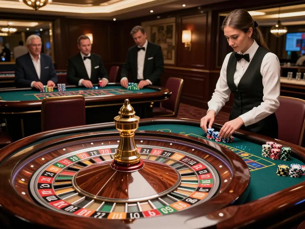 Players excitedly placing bets at a roulette table, showcasing their sc88 gambling experience.