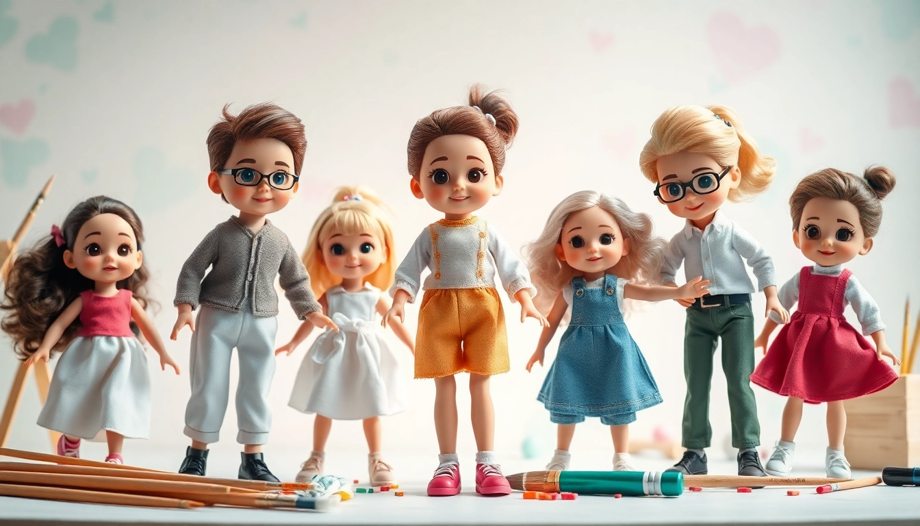 Erstellen Sie faszinierende Gutdolls-Kunstwerke mit kreativen Materialien.