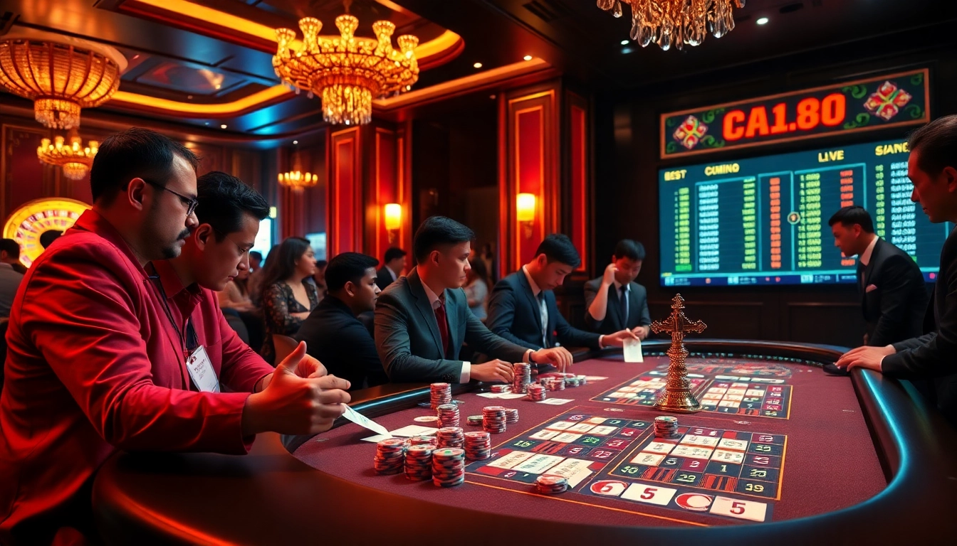Experience the thrill of live betting at https://icm88.com/da-ga-cm88/ with vibrant poker chips and exciting odds.